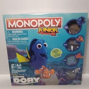 Monopoly Junior Finding Dory Disney Pixar - 100%  Complete Hasbro Board Game